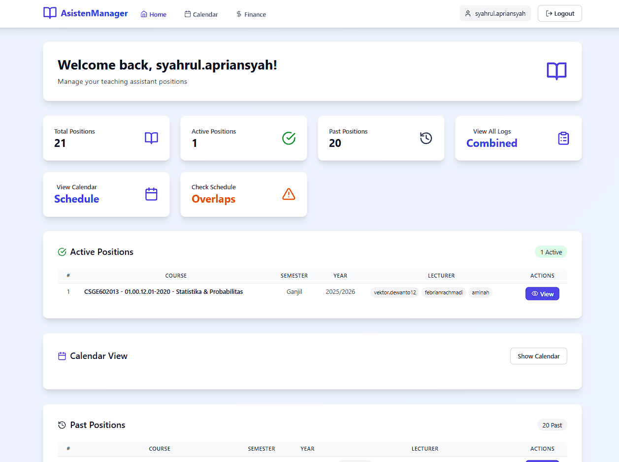 Asisten - Project preview